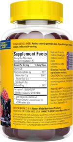 Nature Made Probiotic + Prebiotic Fiber Gummies, Gut Health, Fiber Supplement and Probiotics for Digestive Health, 50 Gummies, 25 Day Supply - Image 10