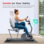 Sunny Health & Fitness Essentials Series Magnetic Smart Recumbent Bike with Exclusive SunnyFit App Enhanced Bluetooth Connectivity – SF-RB422003 - Image 5