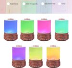 BlueHills Premium 2500 ML XL Essential Oil Diffusers - 30 Hr Run Aromatherapy Diffuser & Air Humidifier Mist for Large Room - 7 LED Colors Oil Diffuser Essential Oils for Home w/Auto Shut Off - F003 - Image 4
