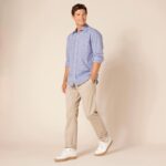 Amazon Essentials Mens Regular-Fit Long-Sleeve Casual Poplin Shirt - Image 6