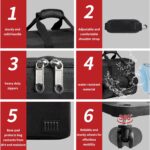 Nurse Rolling Medical Duffle Bag Work Nursing School College Student Must Have Clinical Home Health Cna Nr Gifts Carry On Bag with Wheels Doctor Emt Ems Healthcare Equipment Homecare Physician (Black) - Image 8