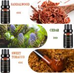 Essential Oils Set, Men Scents Fragrance Oil Aromatherapy Essential Oils Kit for Diffuser (6x10ML) - Sandalwood, Cedar, Leather, Sweet Tobacco, Rum, Cologne Aromatherapy Oils Gift for Men - Image 3
