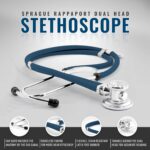 ASA TECHMED Physical Therapy Home Health Aide Comprehensive Kit - Carrying Bag, Blood Pressure Cuff, Stethoscope, Gait Belt - Blue - Image 8