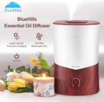 BlueHills Premium 3000 ML XL Essential Oil Diffuser Aroma Humidifier 3 Liter Big 3L Capacity Huge Size Plant Baby Living Room Home Decor Aromatherapy Diffuser for Large Room Dark Wood Grain 3L-K3 - Image 6
