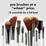e.l.f. Professional Set of 12 Makeup Brushes, Pro-Worthy Makeup Brushes For A Flawless Full-Face Application, Vegan & Cruelty-Free - Image 3