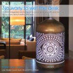 Earnest Living Essential Oil Diffuser Metal Diffuser 250 ml Timers Night Lights and Auto Off Function Home Office Humidifier Aromatherapy Diffusers for Essential Oils Gift - Image 3