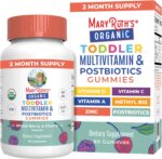 MaryRuth Organics Toddler Multivitamin Gummies + Postbiotics | USDA Organic | Vitamins for Kids Ages 2+ | Immune Support | Vitamin C | Vitamin D3 | Vitamin A | Zinc | Vegan | Non-GMO | 60 Servings - Image 2