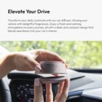 Aroma360 Fly Smart Car Scent Diffuser | Portable Air Freshener | Luxury Nebulizing Diffuser | Car Aromatherapy Diffuser for Essential Oils | Auto On/Off Cordless Super Quiet Device (Oil Not Included) - Image 5