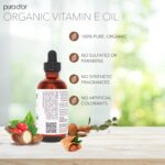 PURA D'OR 4 Oz ORGANIC Vitamin E Oil Blend - 100% Natural Hexane Free, Sweet Almond, Apricot, Jojoba, Argan, Rosehip, Sunflower & Avocado Bath Oil For Scars, Skin, Face & Full Body - Image 5