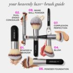 IT Cosmetics Heavenly Luxe Complexion Perfection Brush #7 - Dual-Ended Premium Makeup Brush for Foundation Concealer & Contour, Ultra-Soft Synthetic Fibers, Airbrush Finish, Pro-Hygienic, Cruelty-free - Image 8