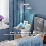 Essential Oil Diffuser for Home: 500ML Aroma Diffuser for Hotel Office Yoga Room - Humidifier with 14 Colors LED Night Light for Kids/Women Home Relaxation,Brown - Image 4