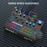 RHM X7 Podcast Equipment, Audio Mixer Interface with 48V Phantom Power & XLR Microphone Interface, 4 Voice Changing Modes, 16 Sound Effects, LCD Display, for PC/Phone/Streaming (TY01) - Image 5