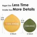 5Pcs Makeup Sponge For Foundation Concealer And Powder, Latex Free Blender Sponge For Natural And Easy Makeup Soft Long-lasting And Beginner-friendly, Green, Medium - Image 7