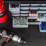 IRIS USA Screw Tool Organizer Small Parts Cabinet, 44-Drawer, Electronics Hardware Nuts and Bolts Plastic Storage Drawers Garage Storage, Stackable Bead Craft Organizer Building Bricks Sorter, Black - Image 7