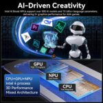 GEEKOM IT1 Mega AI Mini PC with Intel Ultra 5 125H(14th Gen), 32GB DDR5 RAM, 1TB NVMe SSD(Up to 8TB), Dual LAN, Intel ARC GPU, WiFi 7+Bluetooth 5.4, SD 4.0 Slot, 8 X USB, 8K@120Hz, Windows 11 Pro - Image 6