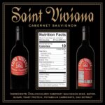 Saint Viviana Non-Alcoholic Cabernet Sauvignon, Non Alcoholic Red Wine, Gluten Free, Low Sugar, Zero Proof, California Dealcoholized Wine, Blackberry, Plum, Coffee & Vanilla Notes, 24.6 fl oz Bottle - Image 4