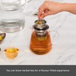 Karaca Keops Turkish Teapot with Infuser and Lid (450 ml Tea Pot & 1500 ml Induction Kettle) - Borosilicate Glass Teapot Set for Stovetops - Clear Tea Maker with 10-15 Cups Capacity - Image 8