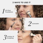 IT Cosmetics Heavenly Luxe Complexion Perfection Brush #7 - Dual-Ended Premium Makeup Brush for Foundation Concealer & Contour, Ultra-Soft Synthetic Fibers, Airbrush Finish, Pro-Hygienic, Cruelty-free - Image 6