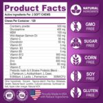 Dog Multivitamin Chewable with Glucosamine - Dog Vitamins and Supplements - Senior & Puppy Multivitamin for Dogs - Pet Joint Support Health - Immunity - Mobility - Energy - Gut - Skin - 120 Chews - Image 7