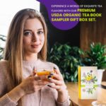 Premium Organic Tea Bag 80 Pack Sampler Designer Tin Book Gift Set 10 Per Flavor Assorted Variety Exotic Fruit Herbal Black And Green Teas Individually Wrapped (8 Flavors) - Image 9
