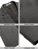 COOFANDY Mens Casual Sport Coat Lightweight Two Button Blazer Slim Fit Business Jackets - Image 7