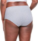 Hanes womens High-waisted Brief Panties, 6-pack, Moisture-wicking Cotton Brief Underwear (Colors May Vary) - Image 6