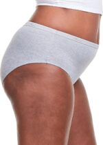 Hanes womens High-waisted Brief Panties, 6-pack, Moisture-wicking Cotton Brief Underwear (Colors May Vary) - Image 5