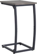 C-Shaped End-Table Set of 2 - Side Table for Couch,Curved Support Legs, Slide Under Couch Table for Sofa, TV Tray Table for Living Room Bedroom（Lvory） - Image 6