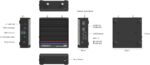 MINIX Fanless Windows 11 Pro Mini PC, Intel 12th Gen N300, NEO Z300-0dB 16GB DDR4, 512GB M.2 PCIe Gen3 x 4 SSD Micro Desktop Computer, 4K Dual Display/2.5G LAN, for Business Home Office Multi-Tasking - Image 8