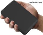 MP3 Player Case for ZAQE M505 4.0 inch, Fotosuncy Slim Fit Soft TPU Matte Cover with Cleaning Cloth Black - Image 4
