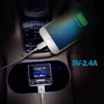 Bluetooth FM Transmitter for Car, Wireless Car Radio Adapter, Handsfree Auto Kit with Remote Control, MP3 Music Player Support USB Charger Siri Google Assistant U Disk/TF Card/Aux - Image 5