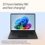 Microsoft Surface Laptop (2024), Windows 11 Copilot+ PC, 15" Touchscreen Display, Snapdragon X Elite (12 core), 16GB RAM, 1TB SSD Storage, Black - Image 4