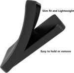 MP3 Player Case for ZAQE M505 4.0 inch, Fotosuncy Slim Fit Soft TPU Matte Cover with Cleaning Cloth Black - Image 5