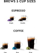 Nespresso Vertuo Pop+ Deluxe Coffee and Espresso Machine by De'Longhi, 120 Volts, Silver - Image 6