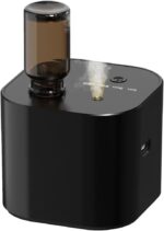 Scent Diffuser Waterless Essential Oil Diffusers with 3 Mist Modes,Cycle Start,Cordless Aroma Air Machine for 200 sq.ft Home/Office/Bedroom,Ultra Quiet,Includes 10ml Oil,Black - Image 2