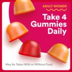 SmartyPants Organic Women's Multivitamin Gummies: Biotin, Probiotics, Methylfolate, Omega 3 (ALA), Vitamin D3, C, Vitamin B12, B6, A, K & Zinc, Inositol, Gluten Free, 120 Count (30 Day Supply) - Image 8