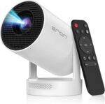 [Electric Focus]Mini Portable Projector with 4K Support, Bluetooth 5.4 WIFI6, 5watt Sound Base Speaker, 260 ANSI, Android 11, 210° Rotation , Auto Keystone Correction Video Projector HY300 PLUS - Image 2