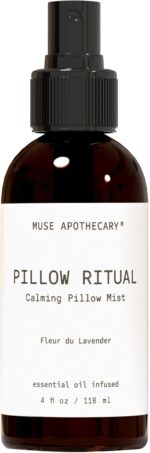 Muse Apothecary Pillow Ritual - Aromatic, Calming and Relaxing Pillow Mist, Linen and Fabric Spray - Infused with Natural Aromatherapy Essential Oils - 4 oz, Fleur du Lavender - Image 2