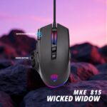Wired Mouse for Gaming, RGB Lighting, Claw Grip Design, Adjustable DPI, Rapid Trigger & Sniper Buttons, Computer/Laptop – Black - Image 4