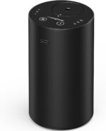 Waterless Essential Oil Diffuser, Rechargeable Scent Diffusers with 3 Mist Levels & Timers, Portable Aromatherapy Diffuser for Home Car Room Studio Office, Black Metal - Image 2