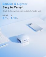 ACEMAGIC V1 Mini PC Computers, Intel Twin Lake N150(Turbo 3.6GHz), 16GB DDR4 RAM 1TB M.2 SSD Mini Desktop Computer, 4K HDMI DP/2xUSB3.2 WiFi6/BT5.2, VESA GbE, HTPC/Business Office Micro Pc - Image 8