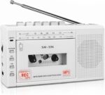 Small Cassette Player Recorder, Cassette to Digital Converter via USB or Micro SD Card, Powered by AC or 4 AA Battery, AM FM Radio Tape Recorder with Build-in Speaker and Earphone Jack - Image 2