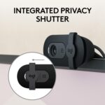 Logitech Brio 101 Full HD 1080p Webcam for Meetings, Streaming, Desktop, Laptop, PC - Built-in Mic, Shutter, Works with Zoom, Microsoft Teams, Nintendo Switch 2’s New GameChat Mode, USB-A,-Black - Image 5