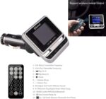 Bluetooth FM Transmitter for Car, Wireless Car Radio Adapter, Handsfree Auto Kit with Remote Control, MP3 Music Player Support USB Charger Siri Google Assistant U Disk/TF Card/Aux - Image 8