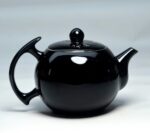Porcelain Teapot, 10oz Small Tea Pot Xishi Chinese Gongfu Tea Set Ceramic Kettle Black (Teapot) - Image 7