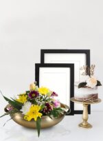 Serene Spaces Living Gold Handi Bowl: Hammered Texture, Decor for Living Rooms, Entryways, Restaurants, Indian Wedding. Table Centerpiece in Aluminum or Brass, Aluminum, 5" Tall & 15.5" Dia - Image 4