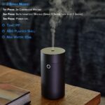 USB Diffuser for Essential Oils, Car Air Fresheners Fragrance Humidifiers, USB Powered Portable Cool Mist Ultrasonic Humidifiers for Car Home Office Bedroom (Plain Black) - Image 6