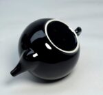 Porcelain Teapot, 10oz Small Tea Pot Xishi Chinese Gongfu Tea Set Ceramic Kettle Black (Teapot) - Image 11