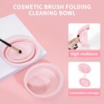 MAANGE Makeup Brush Set 49 Pcs Makeup Tool Set Premium Synthetic Foundation Powder Concealers Eye shadows Blush Makeup Brushes (Pink, 49 Piece Set) - Image 6