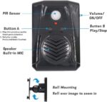 Replaceable Voice Motion Sensor PIR Infrared Sound Player Haunted House Scream Box Speaker with USB Download Function Christmas MP3 Horror Happy Music Motion Activated Voice Playe - Image 3